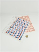 2 feuilles timbres: 50x0,05 Jeux Pan-améric 1967 +