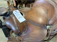 Hieser Antique Saddle HHH, Good Shape
