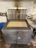 Industrial Donut Fryer with Side Table Attachted