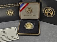 2011 Military Comm Proof 5 Dollar GOLD Coin