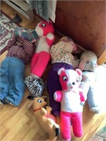 Vintage stuffed animal lot 14 inch to 26 inch