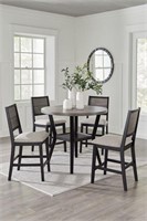 Ashley Corloda Counter Height Dining Table and 4 B