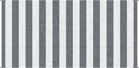 Outsunny 9' x 18' Outdoor Rug, Gray & White