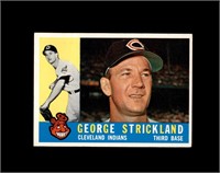 1960 Topps #63 George Strickland EX to EX-MT+