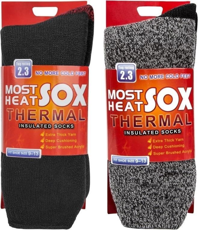 Thermal Socks for Men, Winter Warm Heated Socks fo