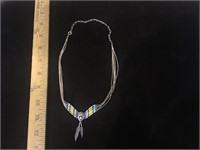 STERLING NAVAJO STYLE NECKLACE