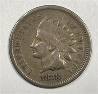 1878 Indian Head Cent Good G+