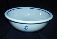 TEPCO Vitrified China bowl, US Naval China WWII