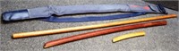 AANA Karate Fighting Sticks / Weapons & Case