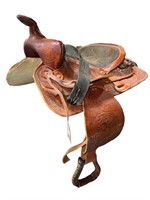 Leather & Suede Saddle