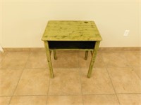 Vintage school desk 19X25X28