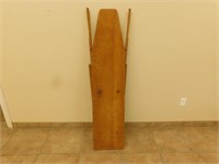 Vintage wooden ironing board