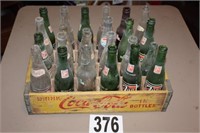 Bottle Collection w/ Coca Cola Rack