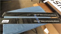 2 CN-CP Telecommunications plexiglass signs