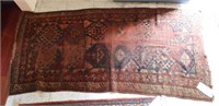 Persian wool Pile hand knotted runner 72” x 31"