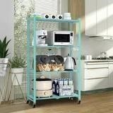 4 Tier Storage Shelving Unit  Metal Shelf