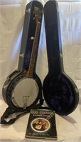 1960’s Fender Allegro 5 String Banjo Sunburst