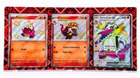 POKEMON 3 Card Display -Fuecoco,Crocalor & Skeledi