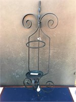 Metal Candle Holder Wall Frame