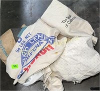 Burlap sack, advertising sacks, fabric
