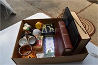 Bible, dictionary, decor items