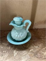 Avon Jade Mini Pitcher & Bowl