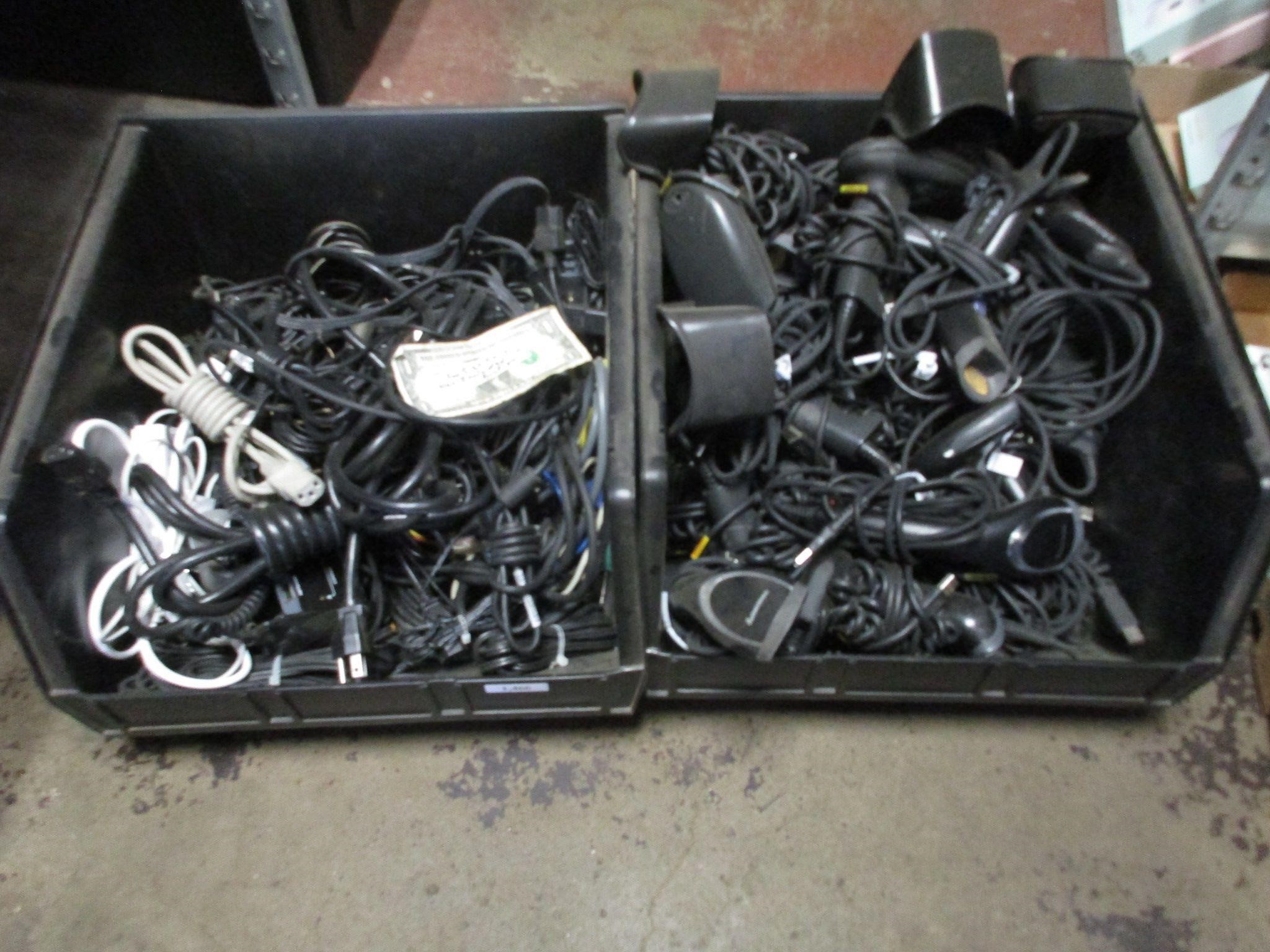 2 containers of hand scanners - Untested