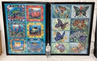 Poster Framed Fish & Butterfly Jigsaw Puzzles