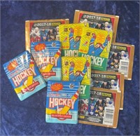 Unopened Hockey cards and sticker packs