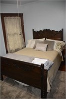 Queen Size Bed with Head and Foot Board