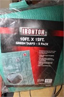 2 Pack Ironton 10ft x 12ft Tarps