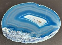 Brazil Blue Agate Crystal Stone