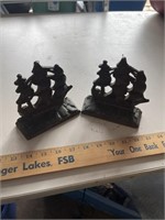 Iron bookends