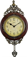 Victorian Style Ornate Pendulum Wall Clock
