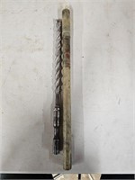 Milwaukee spliced ¾” × 16” carbide tip hammer bit