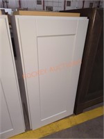 15"W×12"D×30"H White Wall Cabinet
