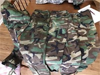 4 pair woodland combat pants large regular