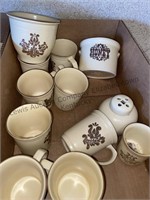 Vintage Pfaltzgraff Village Coffee mugs honey pot