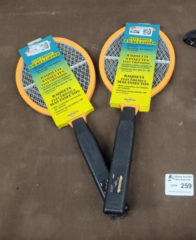 2x New Electronic Racket Zappers