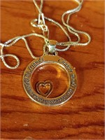 STERLING SILVER SISTER FRIEND NECKLACE