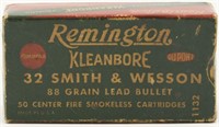 Collectors Box Of 50 Rounds Of Remington .32 S&W