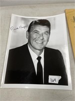 RONALD REAGAN AUTOGRAPHED PHOTOS