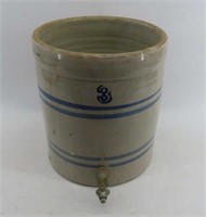 Banded Stoneware Water Cooler