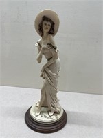 Woman sculpture signed