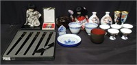 Chiki Chic chopsticks, geisha dolls, etc. box lot