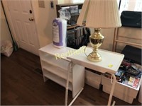 Shoe Rack, Lamp, Serving Stand