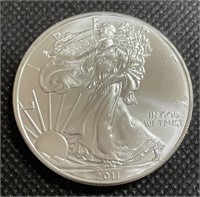 2011 Uncirculated 1 Oz  American Silver Eagle