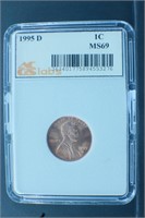 1995 D  1C  MS69  condition rarity   lists 4150