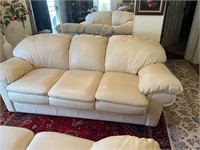 Leather couch and love seat by Elite