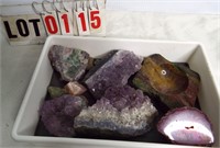 amethyst quartz, geodes & other rocks